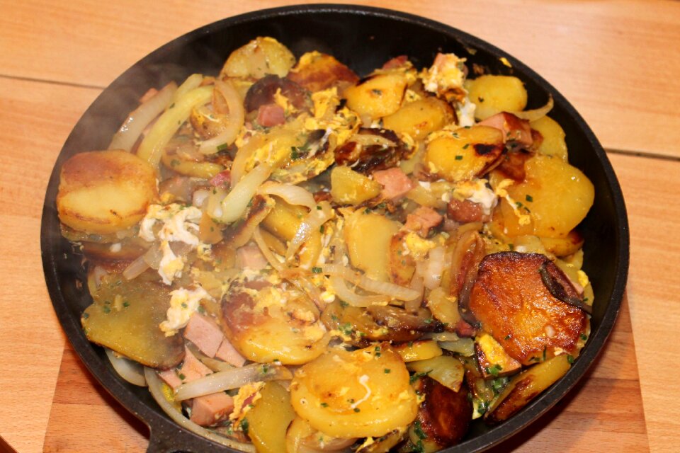 Eat potato meal