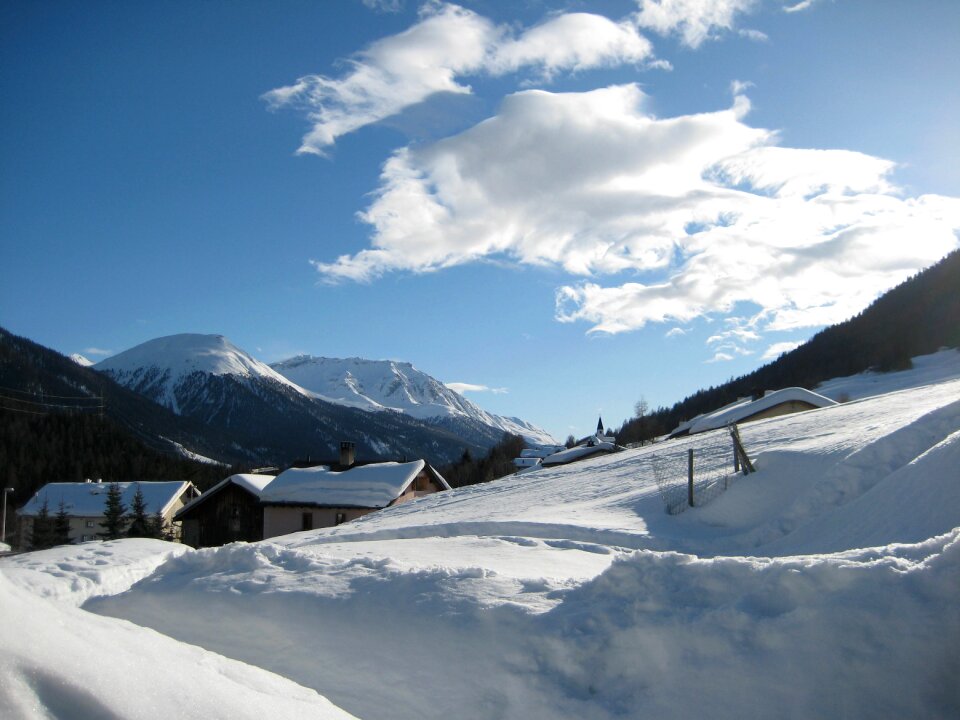 Cold dream day mountains