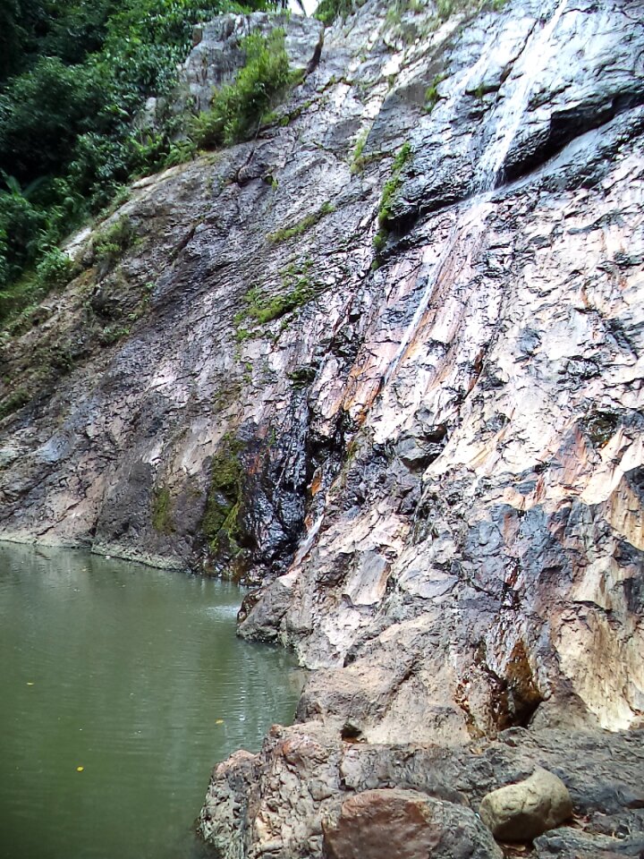 Water mountain rocks photo