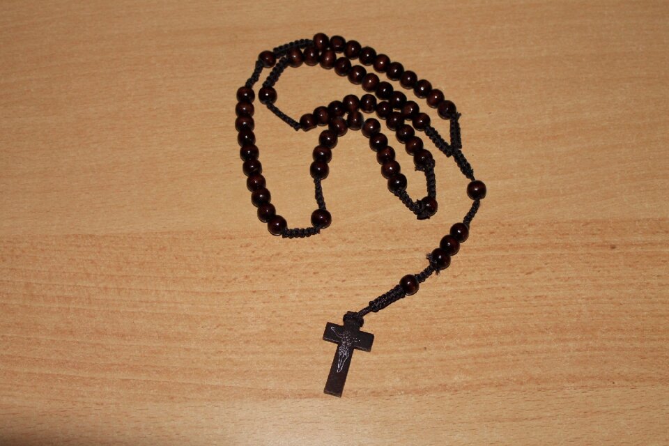 Rosary religion cross