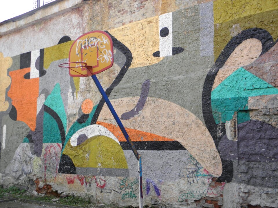 Street street art building