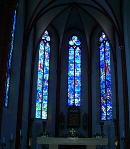 Church window st stephan mainz