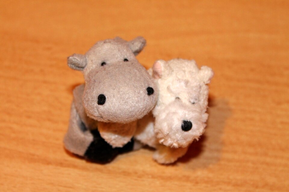 Plush toys hippo dog
