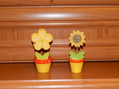 Flowers yellow ornament