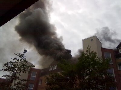 Brand apartment fire smoke