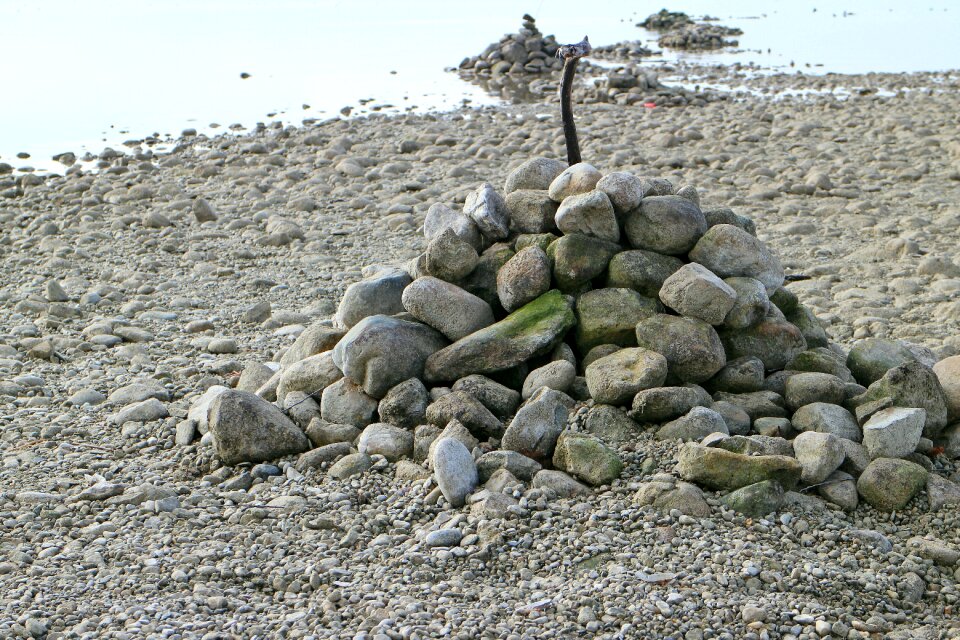 Sculpture stone hill stones