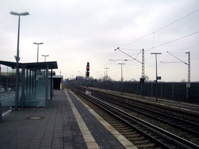 Railway station railway gleise photo