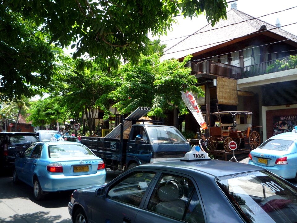 Asia street traffic