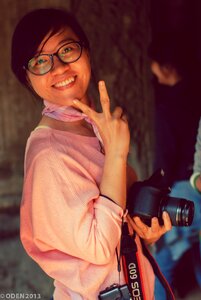 Young innocent smile