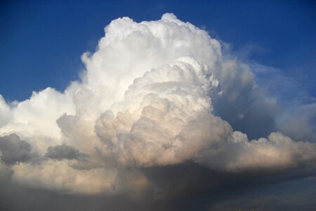 Clouds white wind power