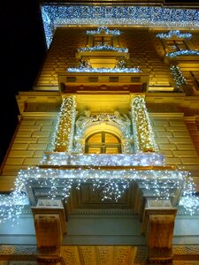 Christmas balcony budapest