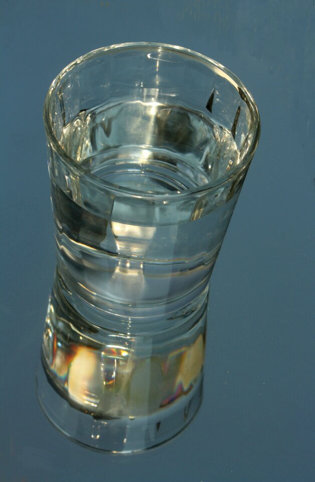 Blue drink glasses