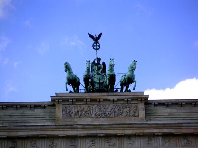 Brandenburg gate quadriga berlin