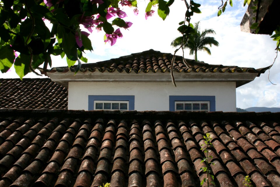 Colonial architecture paraty roof