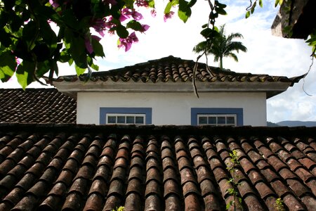Colonial architecture paraty roof photo