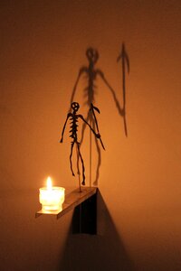 Wax wax candle flame