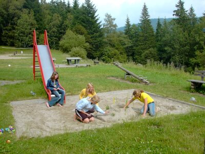 See saw girl veltishof youth hostel photo