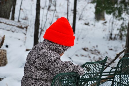 Baby cold nature