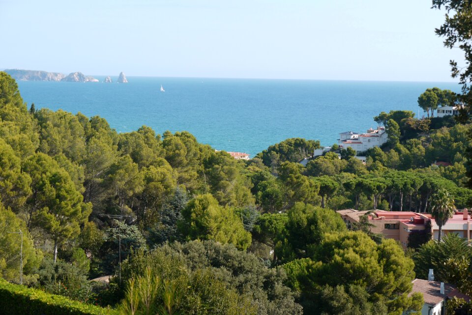 Sea horizon spain