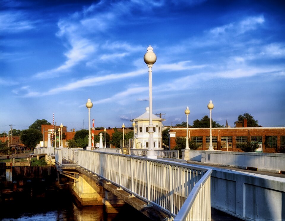 Drawbridge sky clouds