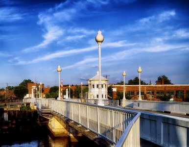 Drawbridge sky clouds