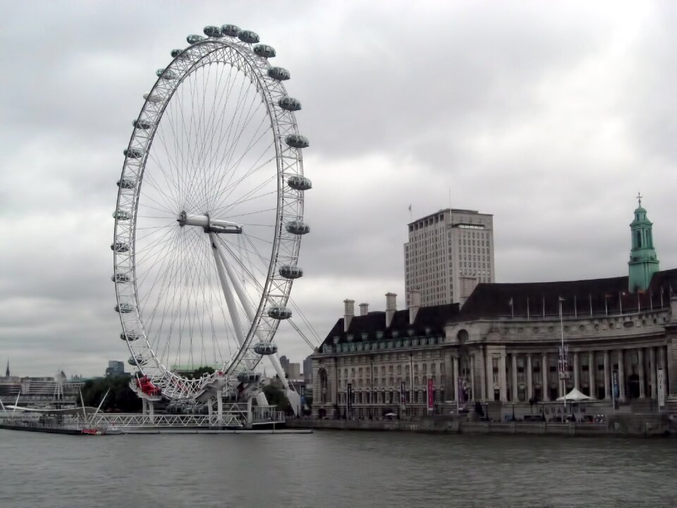 River cloudy london