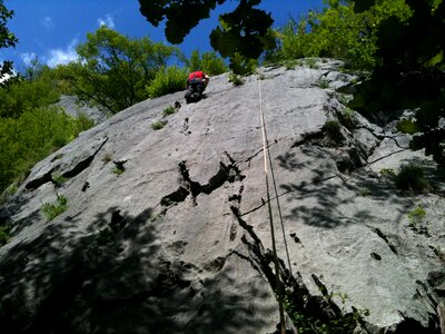 Rock lombardy italy