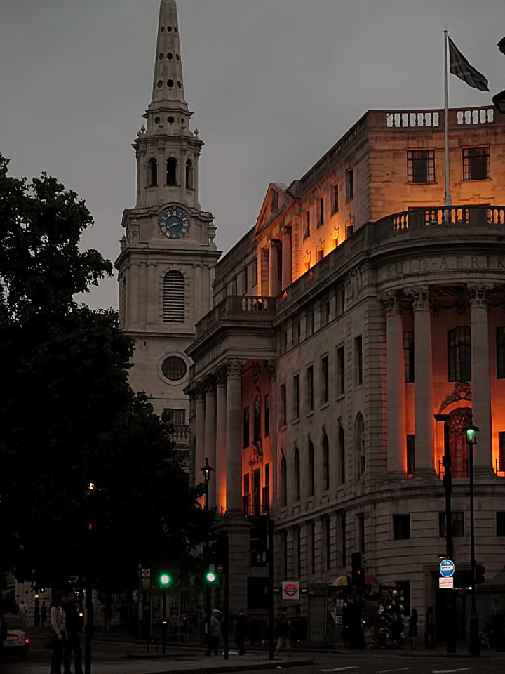 Evening lights london