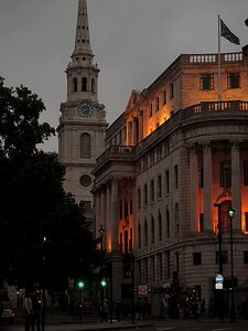 Evening lights london photo