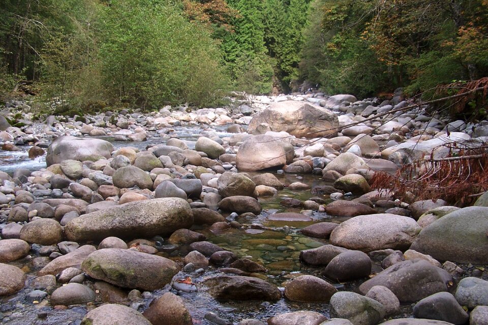 Rocks water landscape