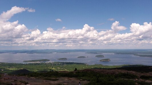 Maine landscape sky photo