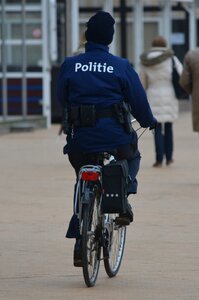 Agent bicycle blue photo