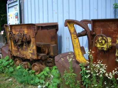 Rail transport trolley museum mine silver mine photo