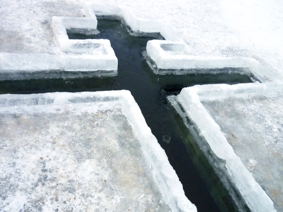 Baptism jordan ice hole