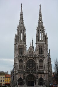 Oostende cathedral towers