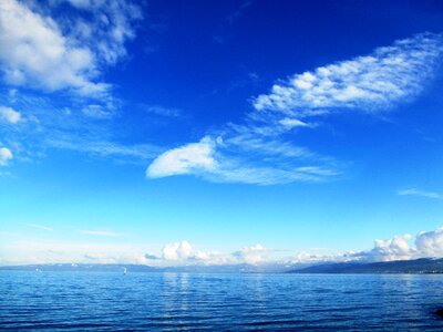 Clouds winter mirroring