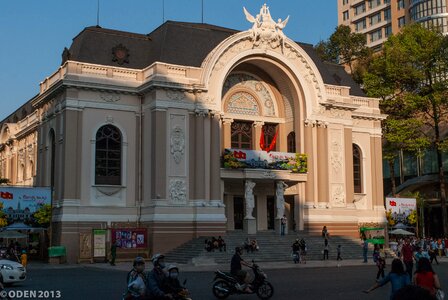 Municipal theatre theatre spring photo