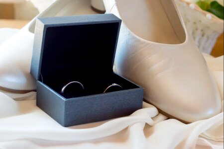 Wedding wedding rings upper