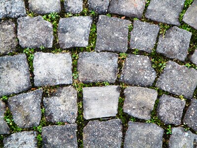 Cobblestones road downtown