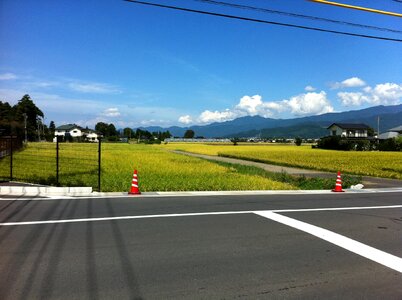 Clear skies countryside blue sky photo