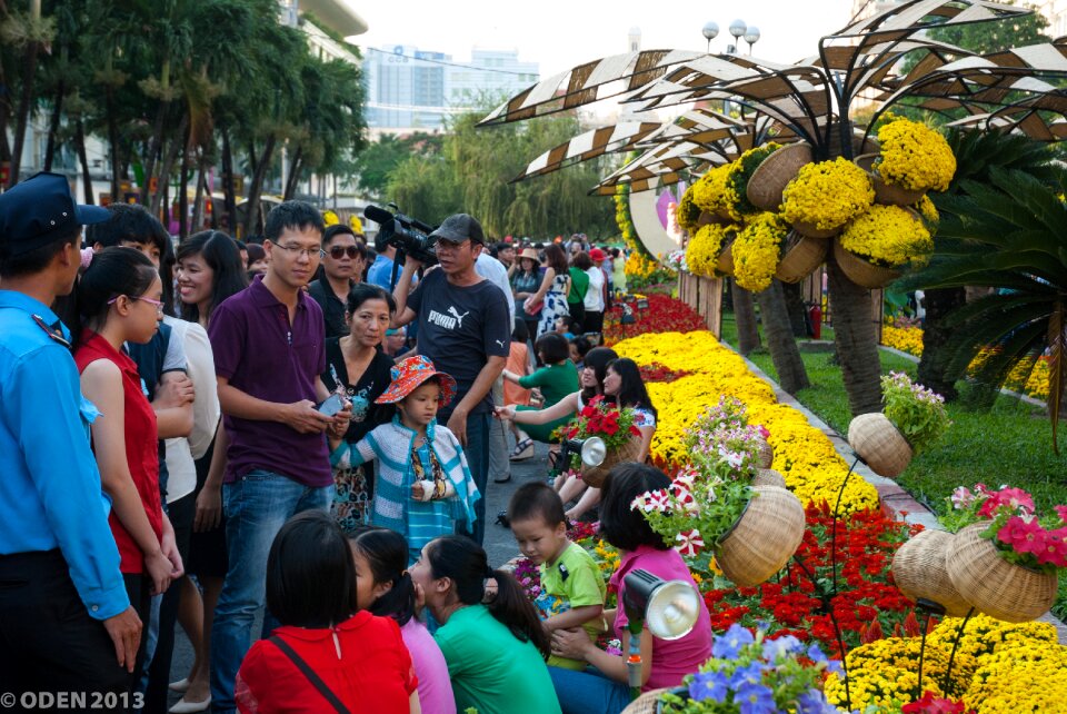 Person people flowers