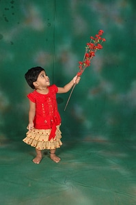 Child young gazing