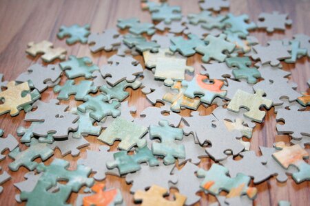 Puzzle jigsaw puzzle pieces