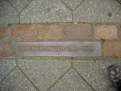 Berlin wall monument germany