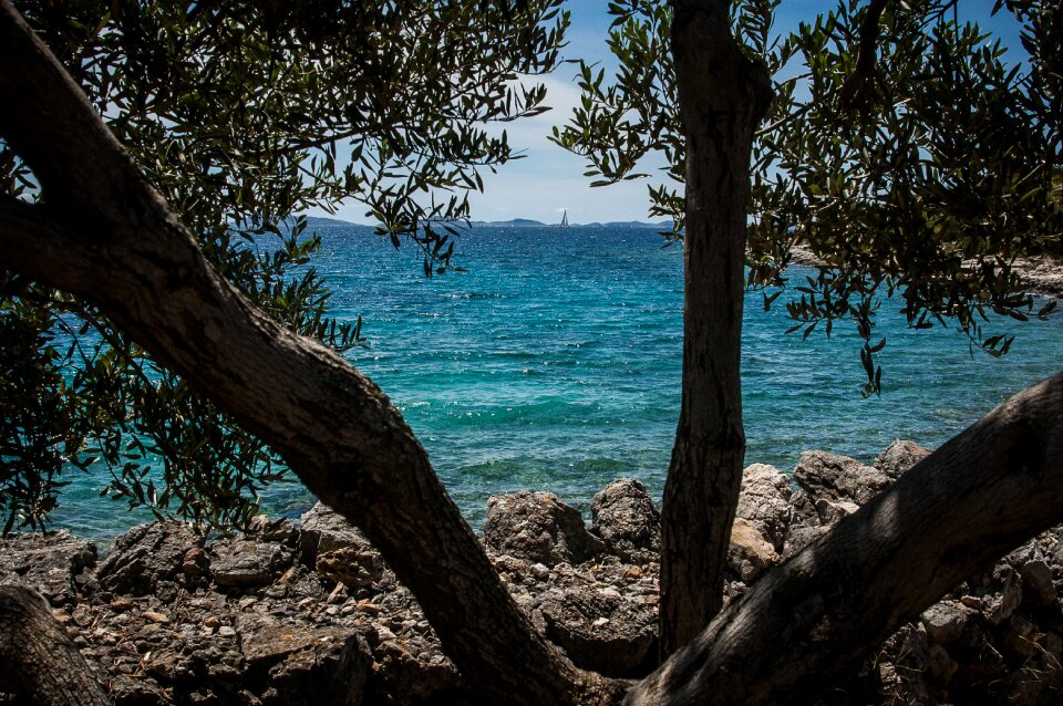 Blue nature croatia photo