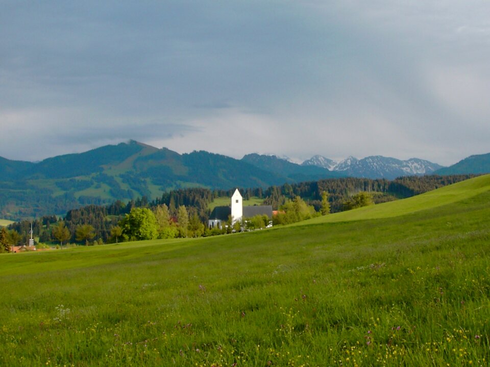 Oy mittelberg allgäu mountain meadow photo