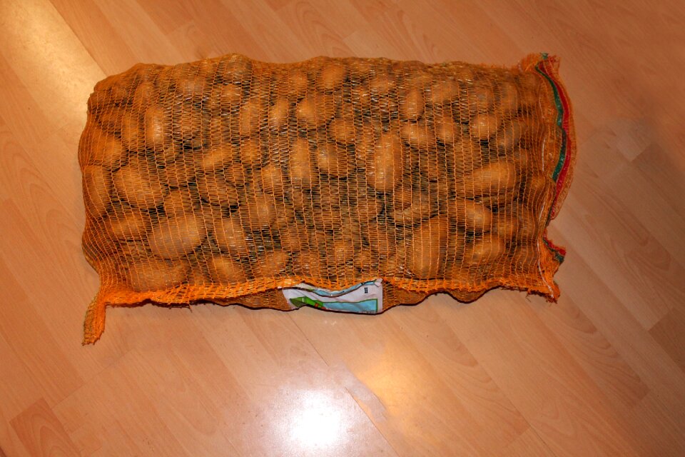 Potato sack food potato