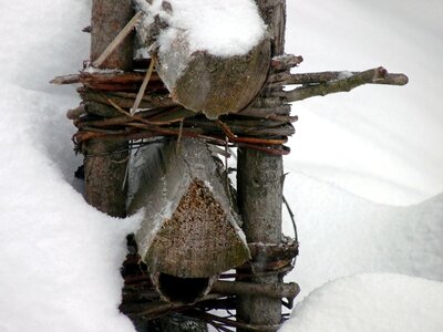 Fence pole skived photo