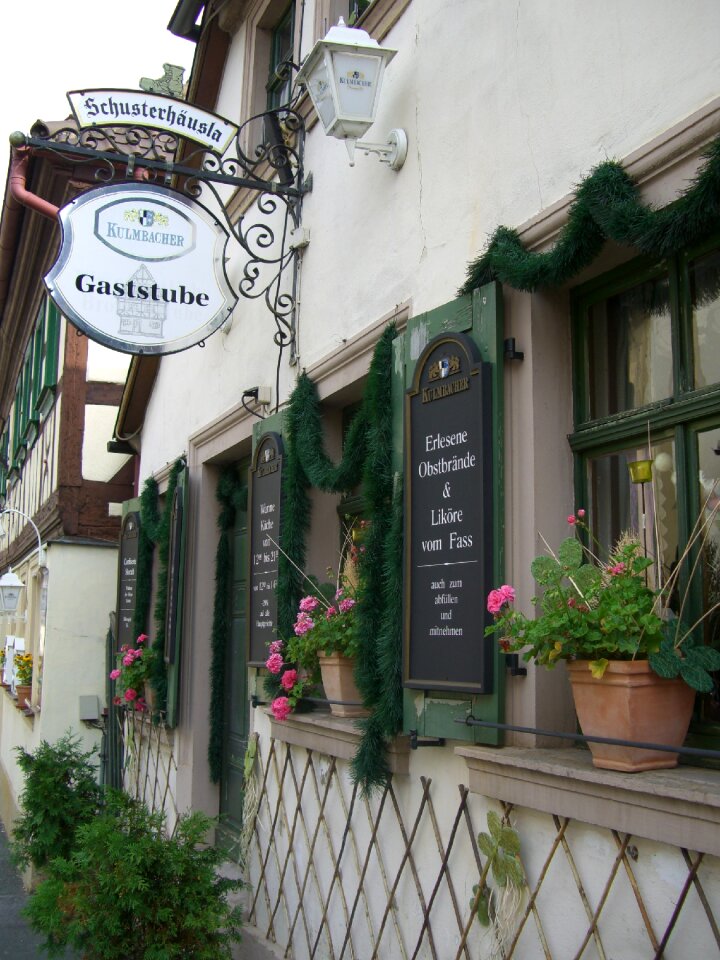 Gastronomy home front window