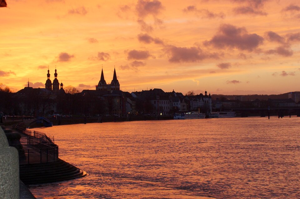 Sachsen river historic center